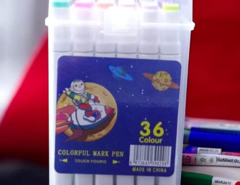 بوكس ألوان شفاف 36 لون