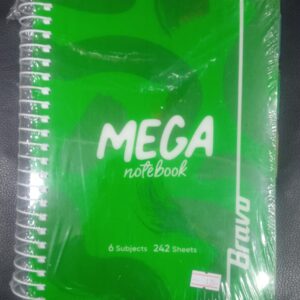 كشكول ميجا صغير 242 ورقة 6 مواد