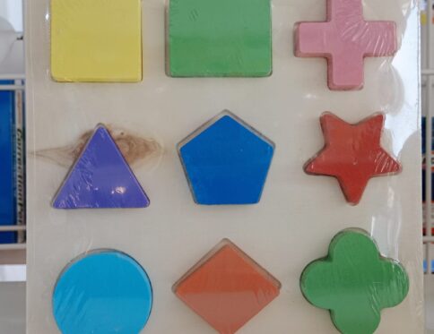 بازل خشب اشكال هندسية