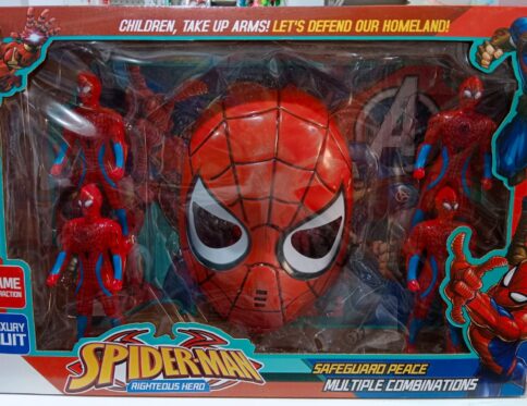 ماسك سبايدر مان + 4 شخصيات