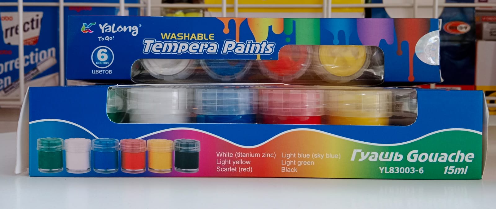 ألوان جواش برطمان 6 لون رقم 83003-6