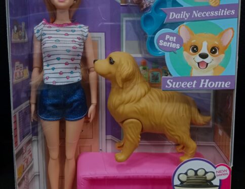 عروسة باربى + كلب